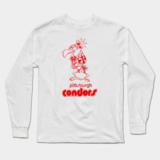 Defunct - Pittsburgh Condors ABA Basketball 1971 Long Sleeve T-Shirt